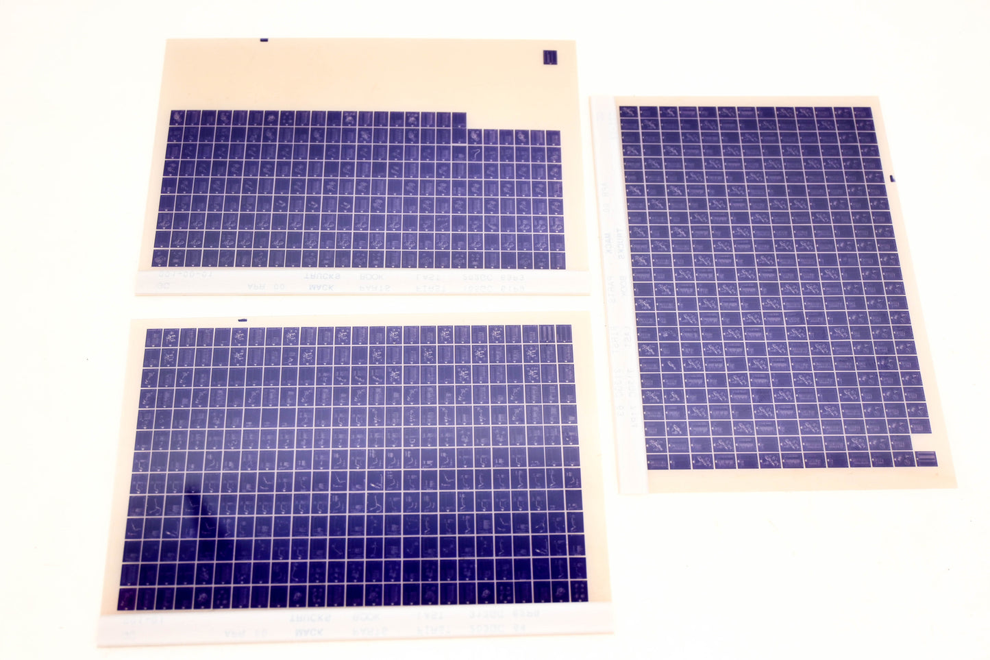 Mack GC001-00-01 105GC61P9 - 313GC71P4 Parts Microfiche Lot of 3 NOS