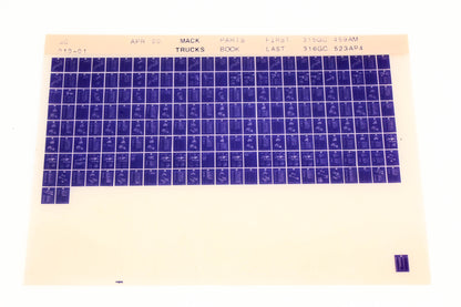 Mack GC010-01 315GC459AM - 316GC523AP4 Parts Microfiche NOS