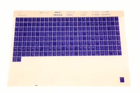 Mack GC010-01 315GC459AM - 316GC523AP4 Parts Microfiche NOS