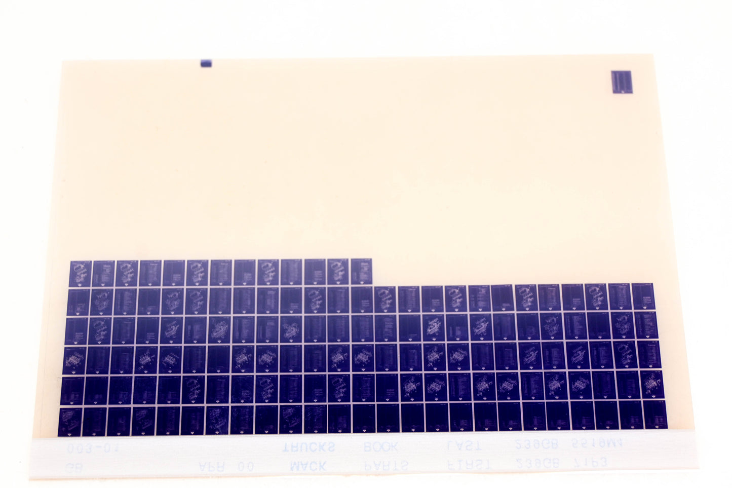 Mack GB003-01 239GB71P3 - 239GB5519M4 Parts Microfiche NOS