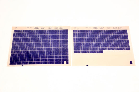 Mack GB006, GB006-01 303GB4208 - 337GB63P3 Parts Microfiche Lot of 2 NOS