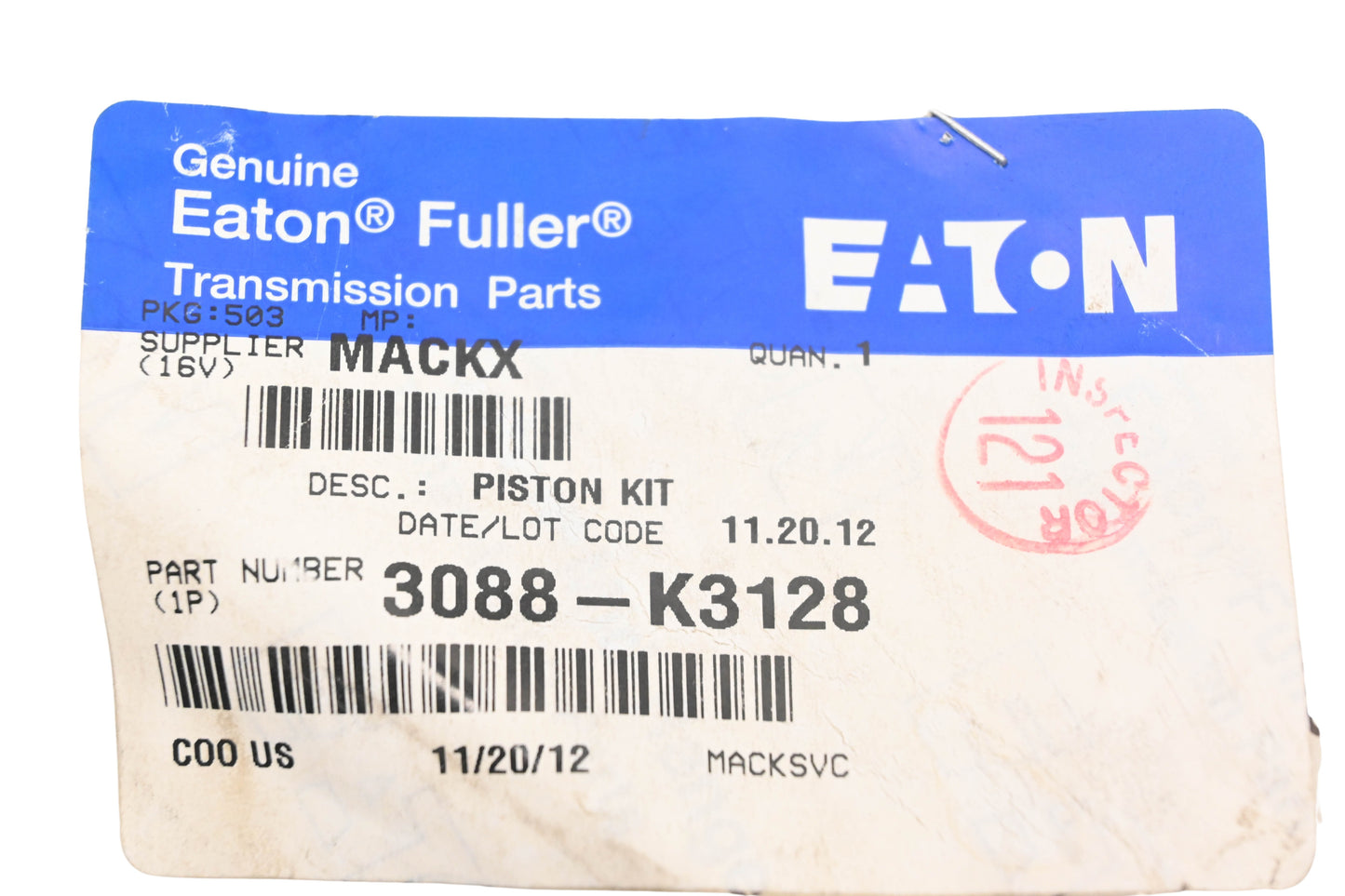 Mack 3088-K3128 Eaton Fuller Piston Kit NOS