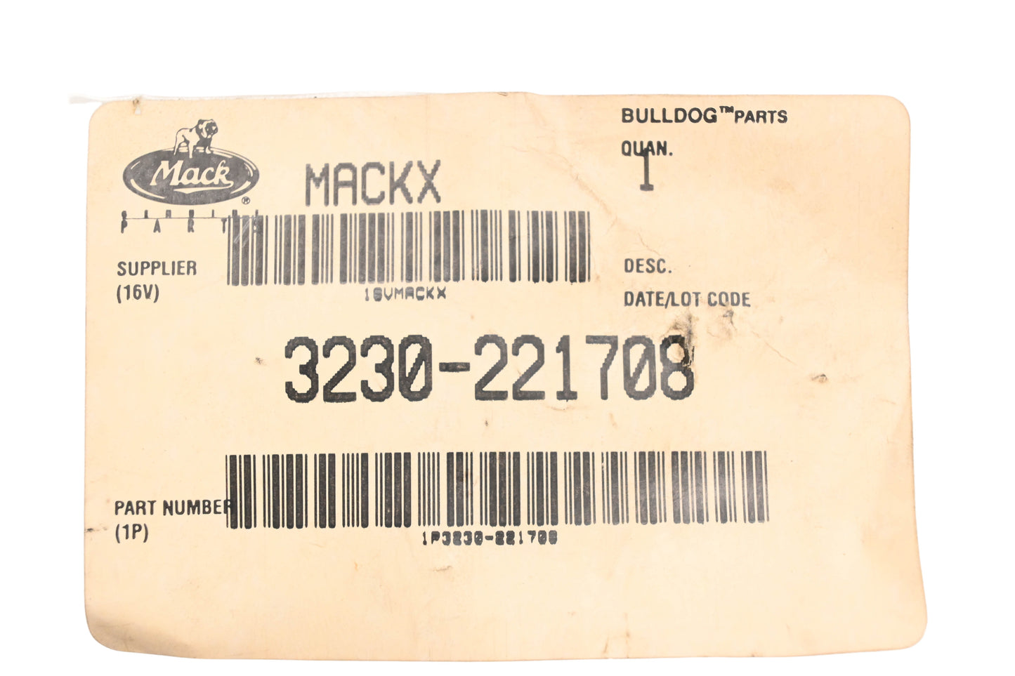 Mack 3230-221708 Switch NOS