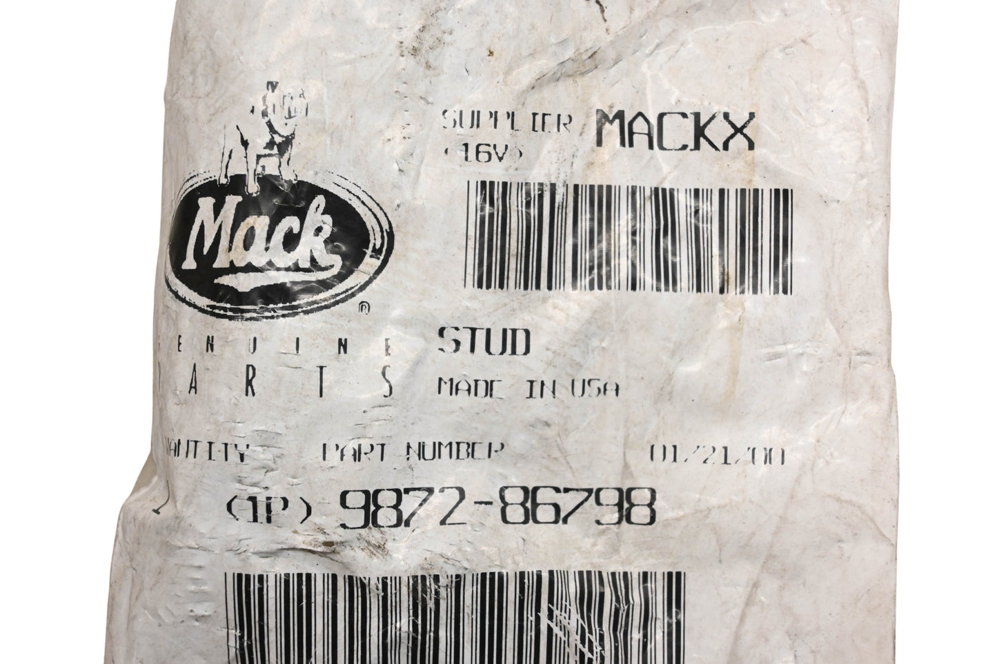 Mack 9872-86798 Wheel Stud NOS