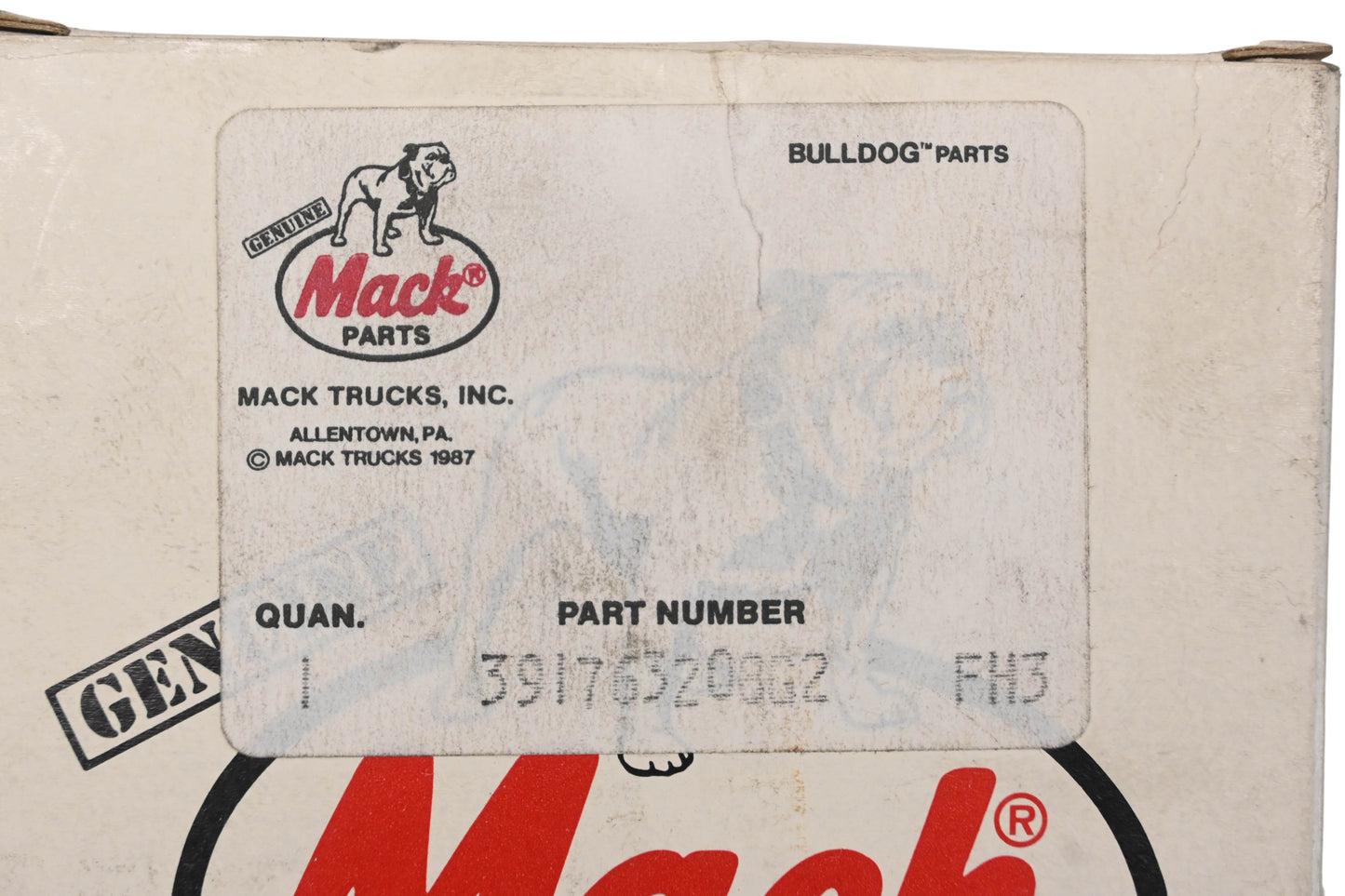 Mack 3917-63208G2, 391763208G2 Plastic Blower Wheel NOS