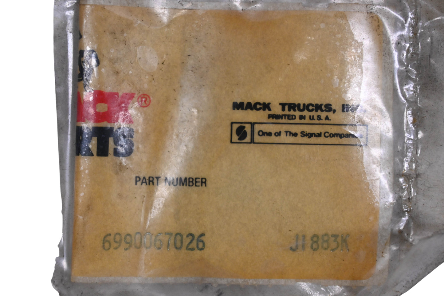 Mack 6990-067026, 6990067026 Thrust Roller Needle Bearing NOS
