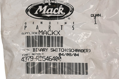 Mack 4379-RD546400, RD-5-4640-0 Red Dot Binary Switch NOS