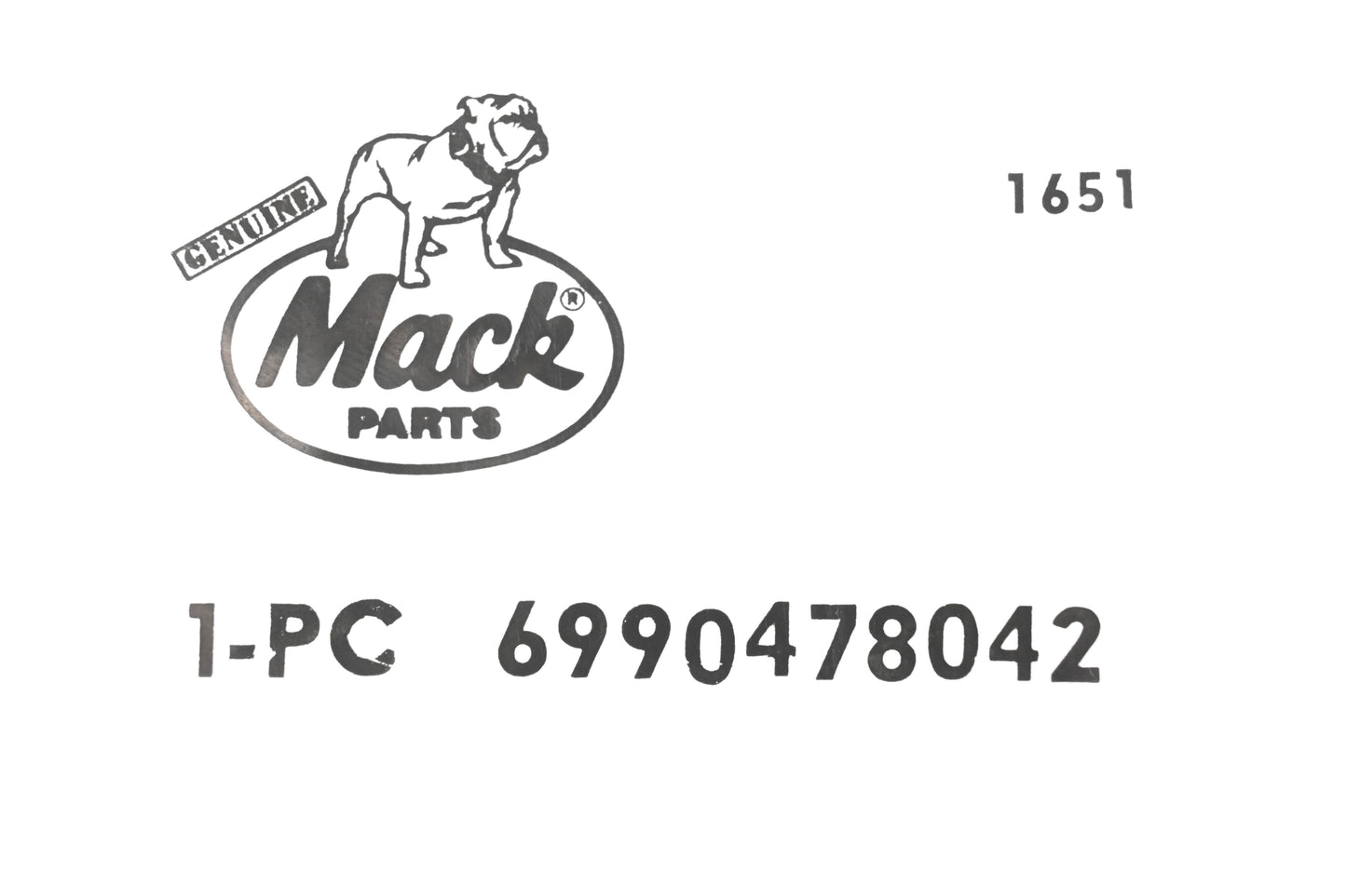 Mack 6990478042, 6990-478042 Seal NOS