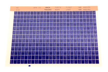 Mack MB010 1MB4931P3 - 1MB4991P4 Parts Microfiche NOS