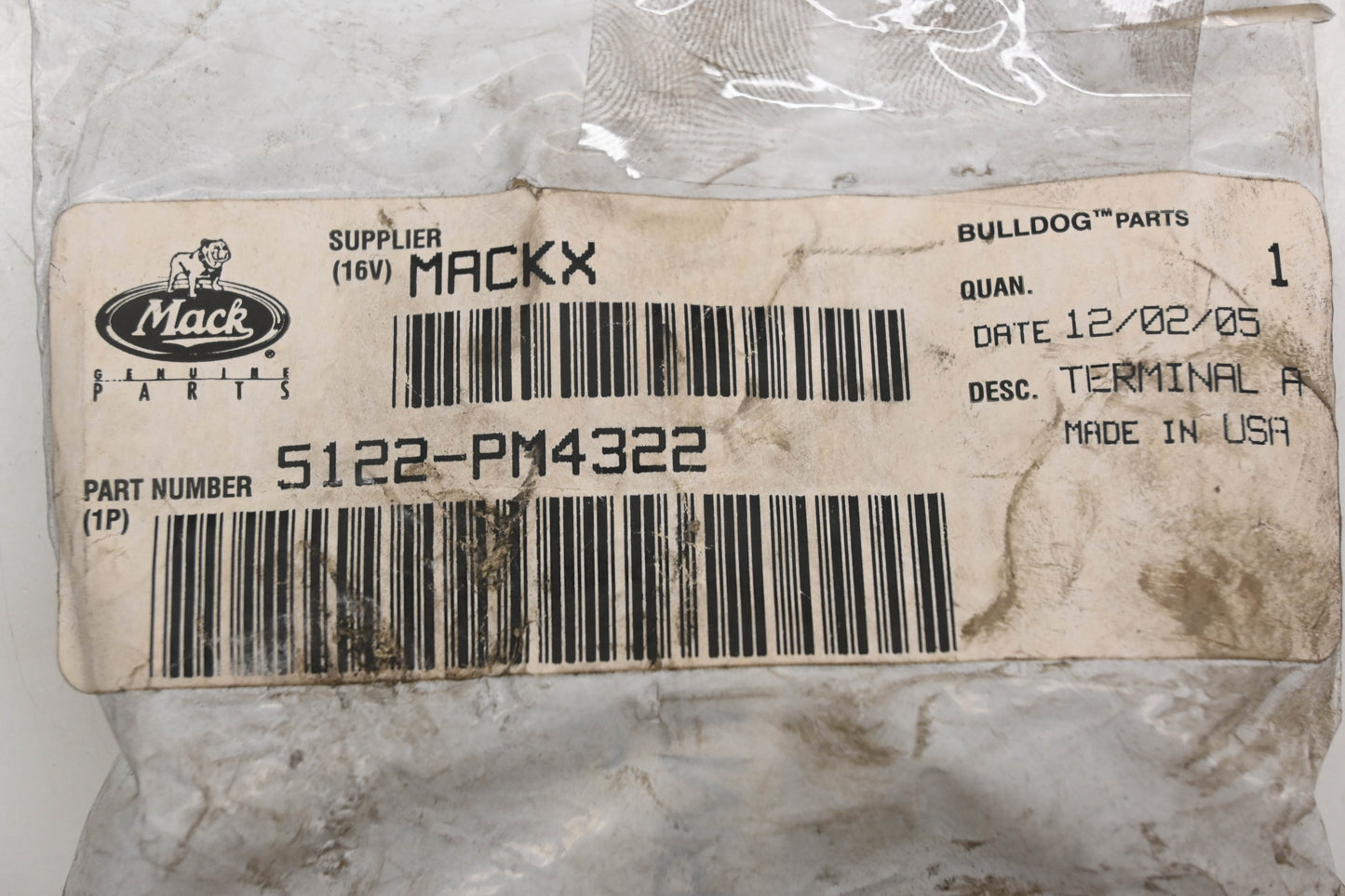 Mack 5122-PM4322 Terminal NOS