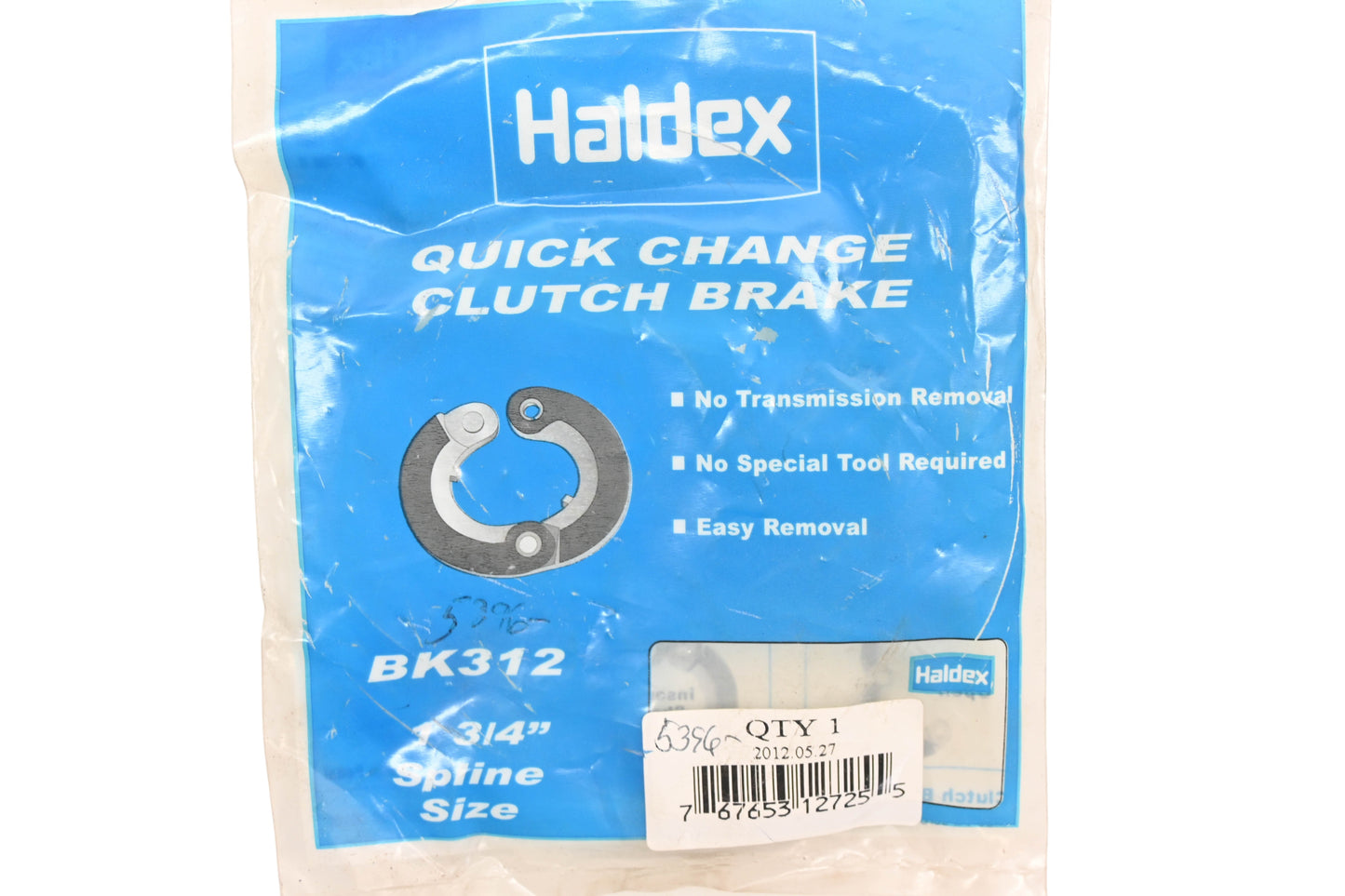 Haldex BK312, 5396-BK312 Quick Change Clutch Brake NOS