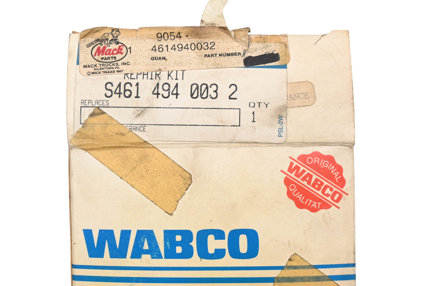 Mack 9054-S4614940032, S4614940032 Wabco Repair Kit NOS