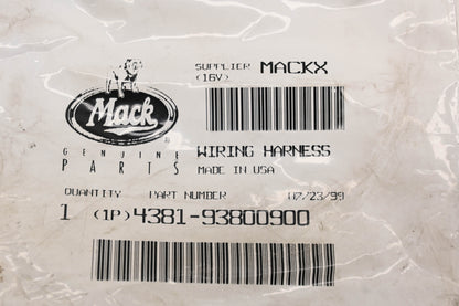 Mack 4381-93800900 Wiring Harness NOS