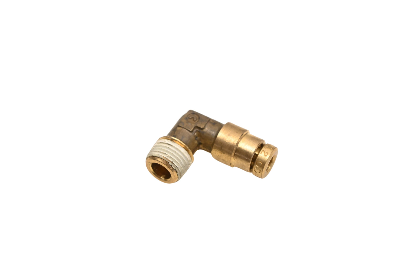 Mack 9032-1869X25 Eaton Fuller Brass QCAB Elbow Adapter NOS