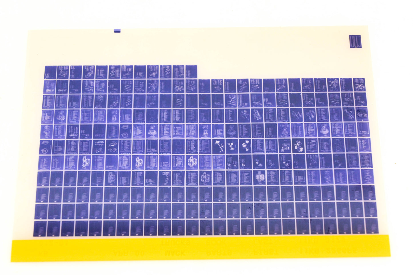 Mack KB012-01 11KB2256P5 - 11KB3179 Parts Microfiche NOS