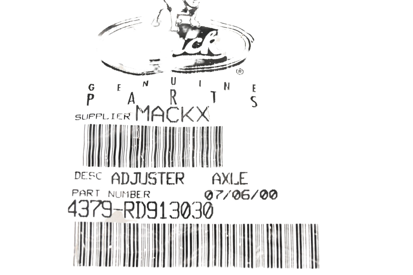 Mack 4379-RD913030, RD913030 Axle Adjuster NOS