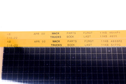Mack KB016-22, KB016-23 11KB4644P4 - 11KB5177C Parts Microfiche Lot of 2 NOS