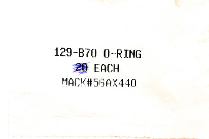 Mack 56AX440, 129-B70 O Ring NOS