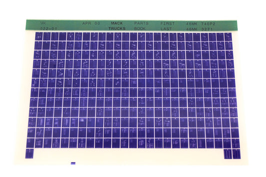 Mack MK022-01 46MK740P2 - 46MK3271 Parts Microfiche NOS