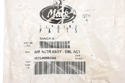 Mack 4379-RD554240, RD554240 Double Action Air Actuator Assembly NOS
