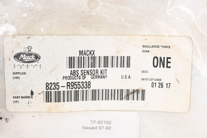 Mack 8235-R955338, R955338 Meritor Wabco ABS Sensor Kit NOS