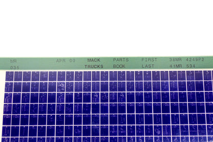 Mack MR035 38MR4249P2 - 41MR534 Parts Microfiche NOS