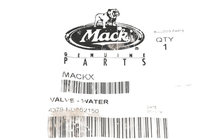 Mack 4379-RD552150, RD552150 Water Valve NOS