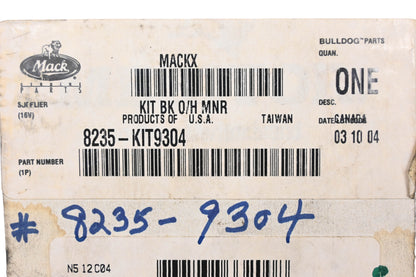 Mack 8235-KIT9304, E-3468, K272 Meritor Camshaft Repair Kit NOS