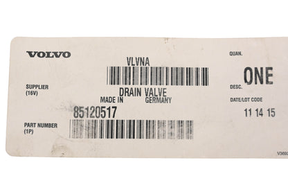 Mack 85120517, 8235-RKN21028 Meritor Volvo Drain Valve NOS