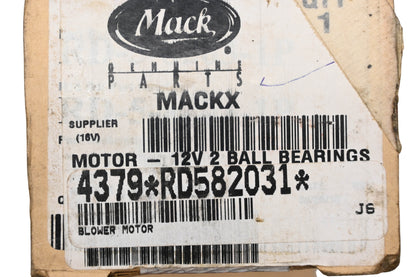 Mack 4379-RD582031, RD-5-8203-0, PJ24071QZ Red Dot 12VDC Blower Motor NOS