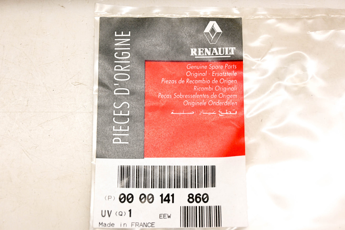 Renault 0000141860 Rubber Gasket NOS