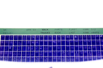 Mack MK021-01 46MK312 - 46MK466P2 Parts Microfiche NOS