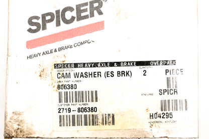 Mack 2719-806380 Spicer Cam Washers Qty 2 NOS