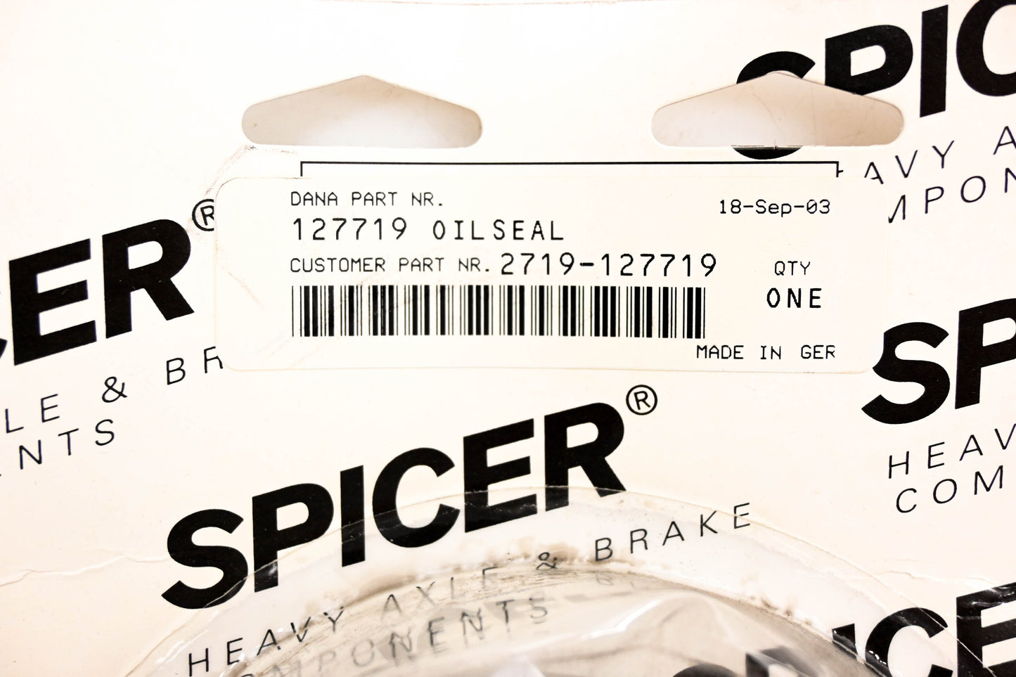 Mack 2719-127719 Spicer Dana Oil Seal NOS
