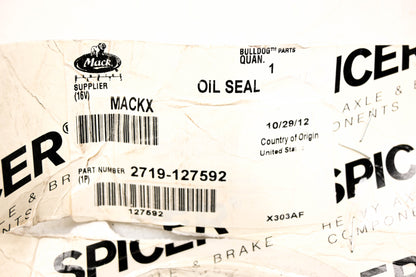 Mack 2719-127592 Spicer Dana Oil Seal NOS