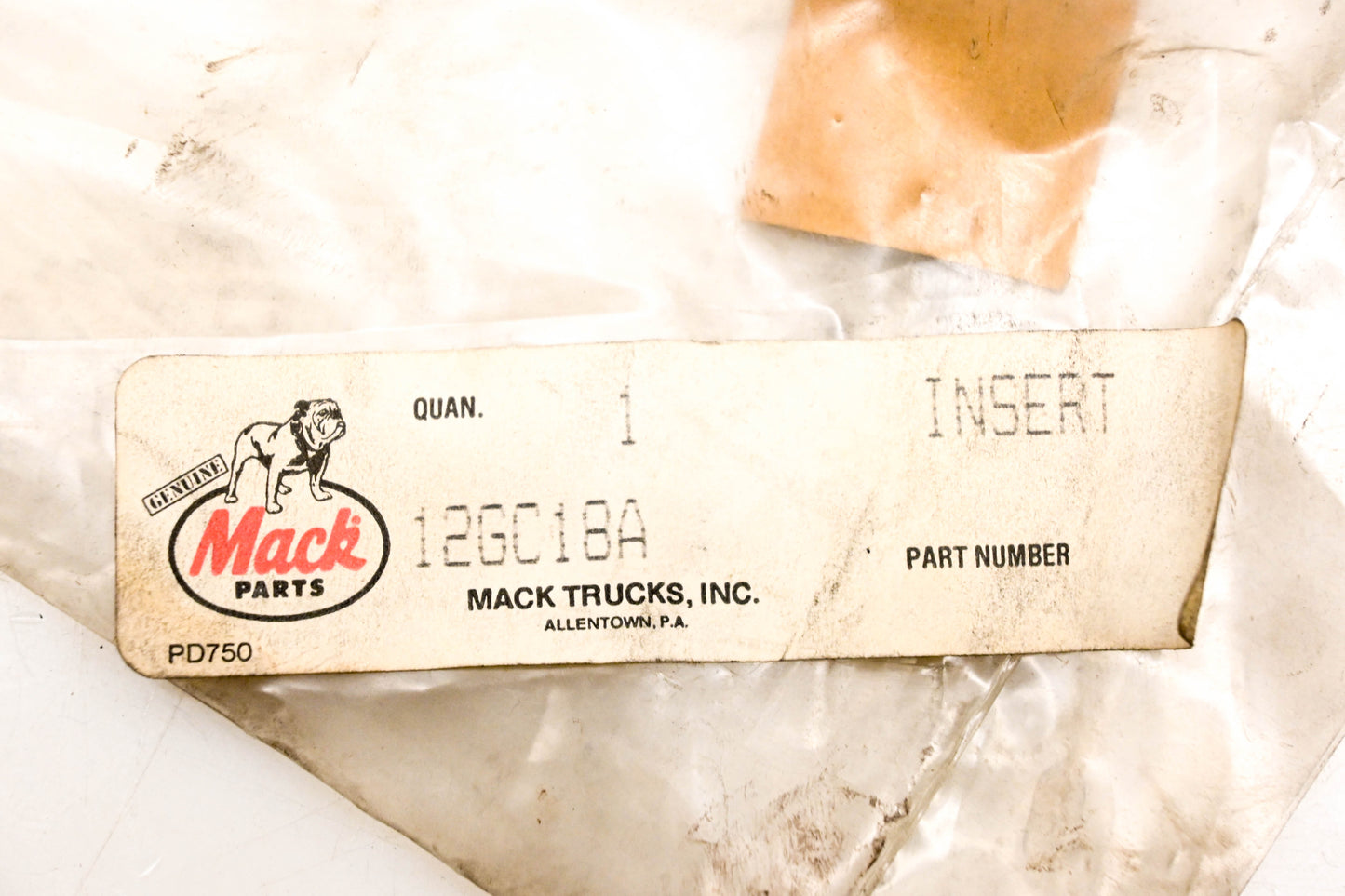 Mack 12GC18A Insert NOS