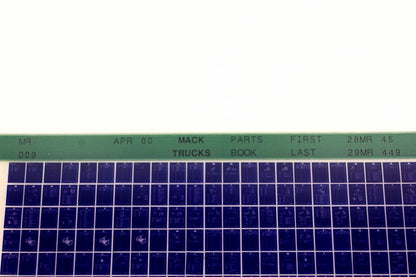 Mack MR009 28MR45 - 29MR449 Parts Microfiche NOS