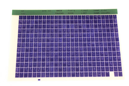 Mack MR034 38MR3154 - 38MR4245 Parts Microfiche NOS