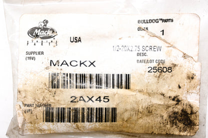 Mack 2AX45 Screw & Castle Nut NOS