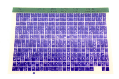 Mack MS001 5MS32 - 16MS3147P2 Parts Microfiche NOS