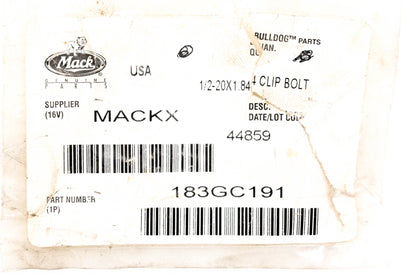 Mack 183GC191 Clip Bolt NOS