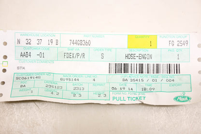 Mack 744GB360 Hose NOS