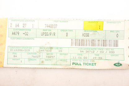 Mack 744GB37 Hose NOS