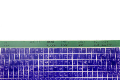 Mack MT017 8MT4164 - 8MT4449P2 Parts Microfiche NOS