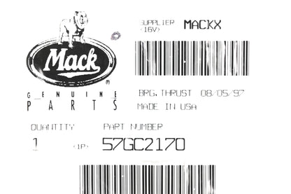 Mack 57GC2170 Bearing Thrust Washer Kit NOS