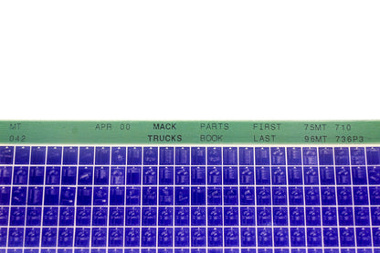 Mack MT042 75MT710 - 96MT736P3 Parts Microfiche NOS