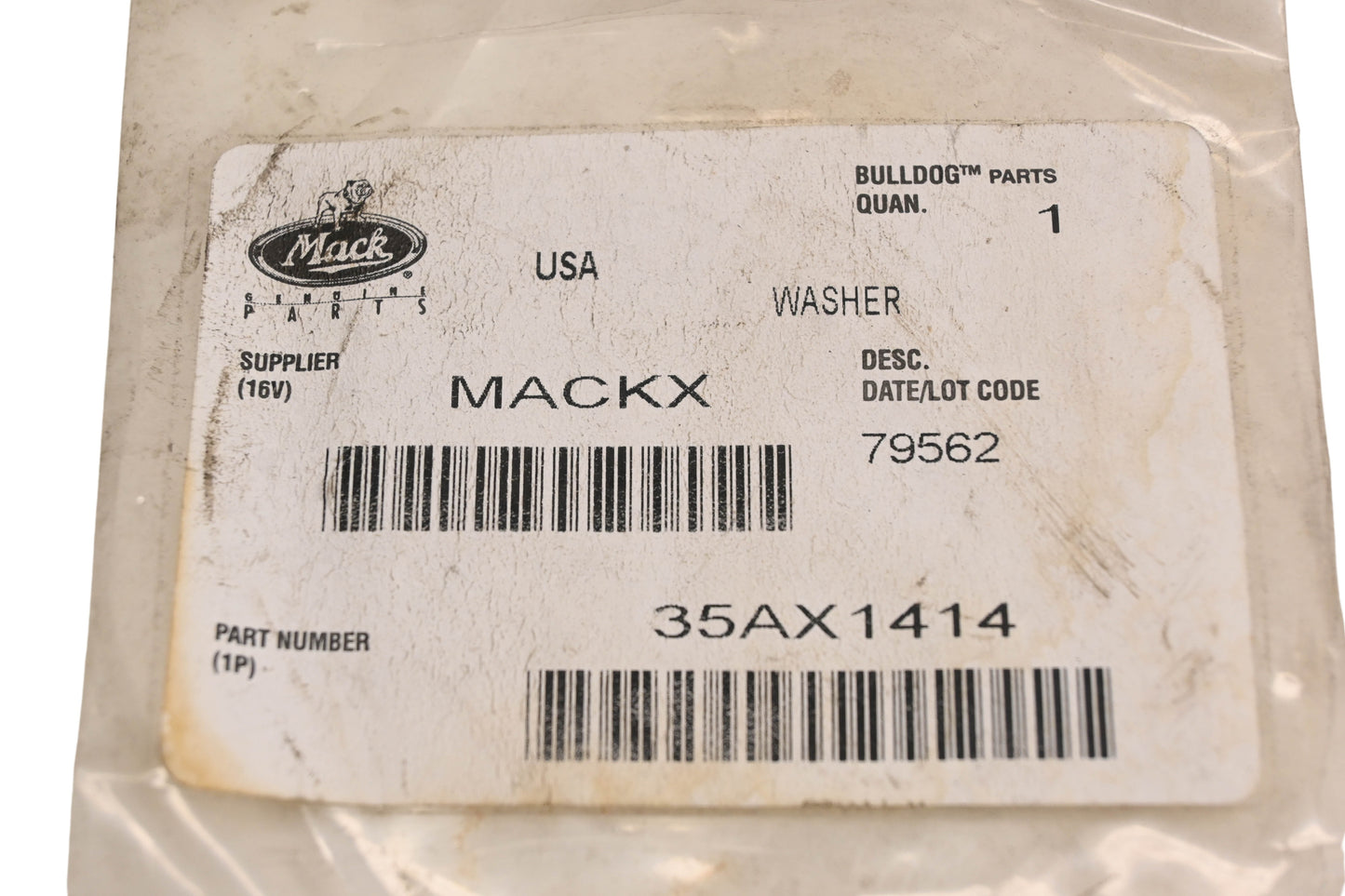 Mack 35AX1414 Washer NOS