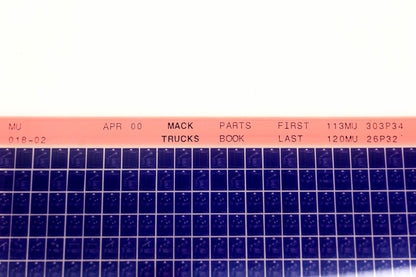 Mack MU018-02 113MU-303P34 - 120MU26P32 Parts Microfiche NOS