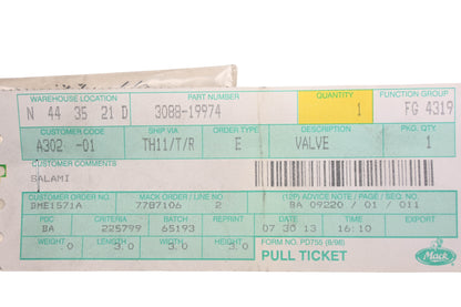 Mack 3088-19974 Eaton Fuller Insert Valve NOS