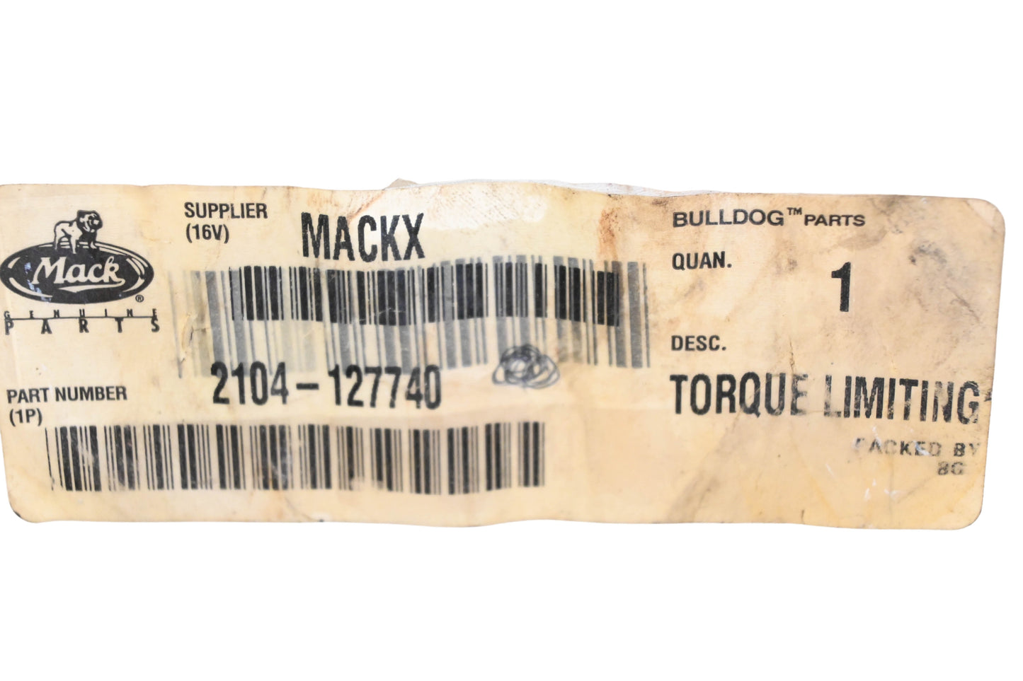 Mack 2104-127740, C127740 Torque Limiting Clutch Brake NOS